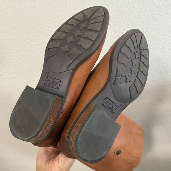 Sam Edelman Penny Whiskey Brown Long Riding Leeather Boots size 8.5 - Picture 5 of 14